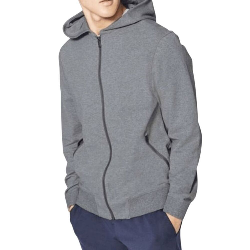 LULULEMON ATHLETICA Cross Cut Hoodie In Heathered Med Grey Size Small